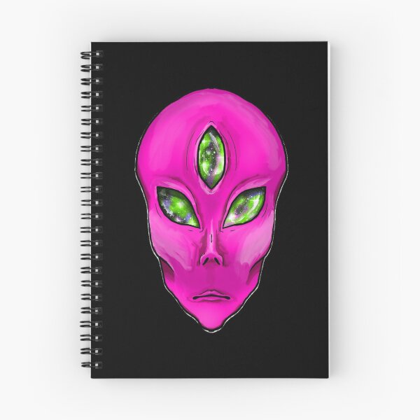 Item preview, Pink 3 galaxy eyed alien designed and sold by Bailey Swinney.