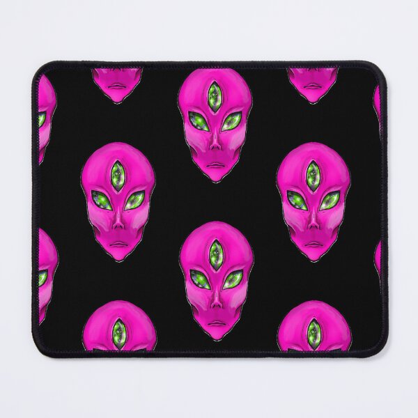 Item preview, Pink 3 galaxy eyed alien designed and sold by Bailey Swinney.