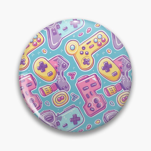 Item preview, Gamer Pattern For Kids Colorful Joysticks designed and sold by sheprint.