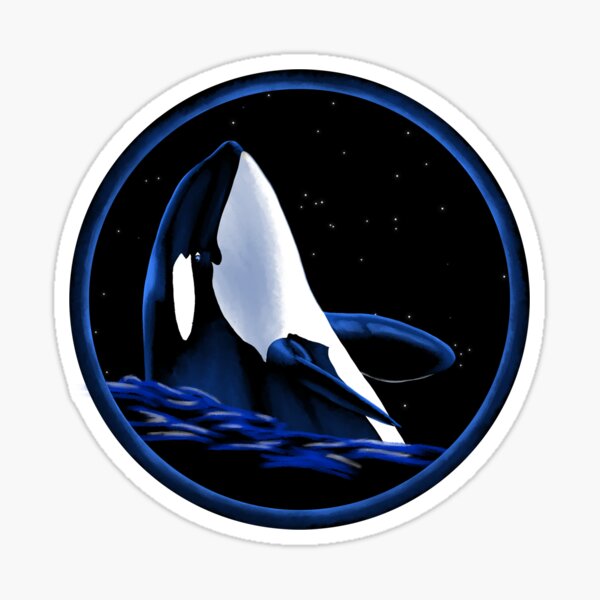 Item preview, Orca in bioluminescence | Kalani designed and sold by SinaWilson.