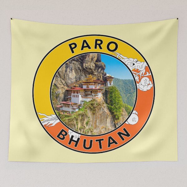 Item preview, Paro, Bhutan Round Emblem designed and sold by travelwitheric.