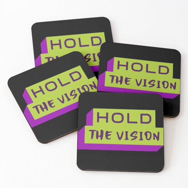 Item preview, Hold the vision - text design designed and sold by SweetLimeShop.