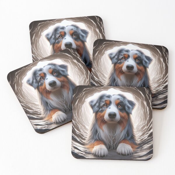 Item preview, Dog Australian Shepherd 3d  designed and sold by tomamatear.