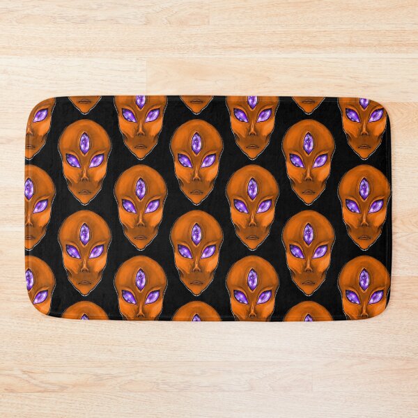 Item preview, Orange 3 galaxy eyed alien designed and sold by Bailey Swinney.