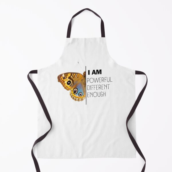 Item preview, "Inspirational Butterfly: 'I am powerful, different, enough'" designed and sold by MoshisooPrint.