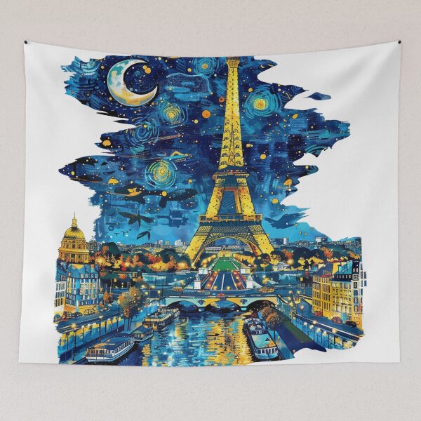 Item preview, Paris Night Van Gogh Design designed and sold by cwdogs313.