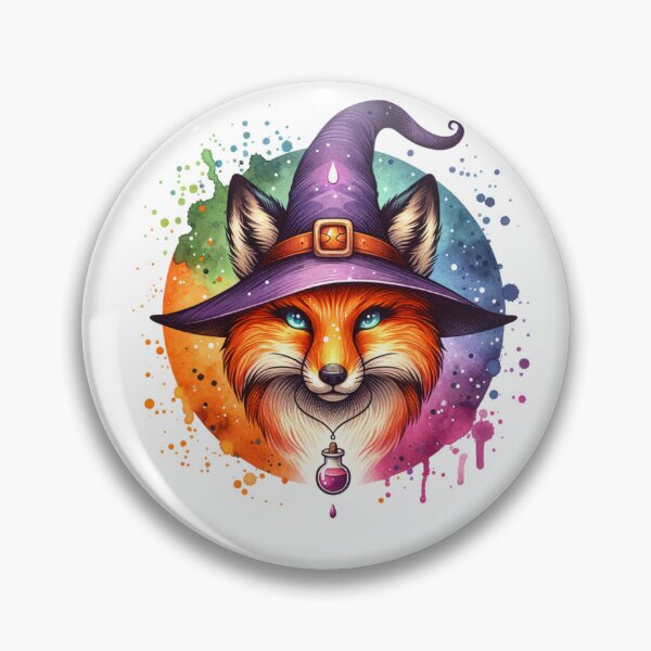 Item preview, Witchy Fox Familiar designed and sold by FoxSplatter.