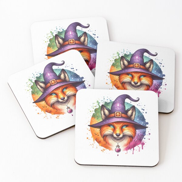 Item preview, Witchy Fox Familiar designed and sold by FoxSplatter.