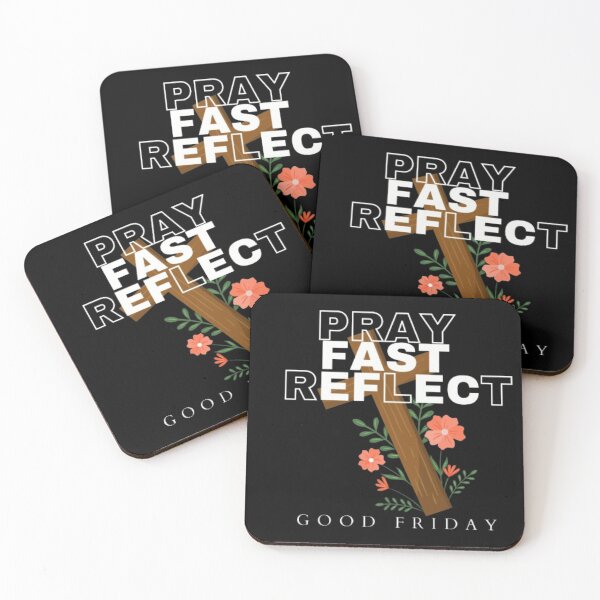 Item preview, Good Friday| Black and White| Pray, Fast And Reflect designed and sold by InspiredCreatives.