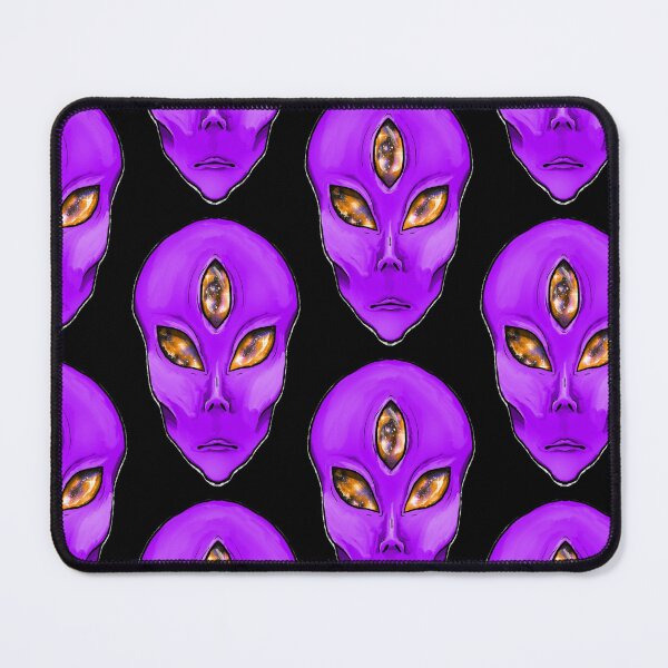 Item preview, Purple 3 galaxy eyed alien designed and sold by Bailey Swinney.