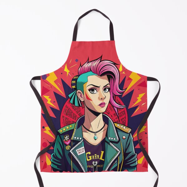 Item preview, Rebel Resonance,portrait of riot grrrl designed and sold by AgarutanPrint.