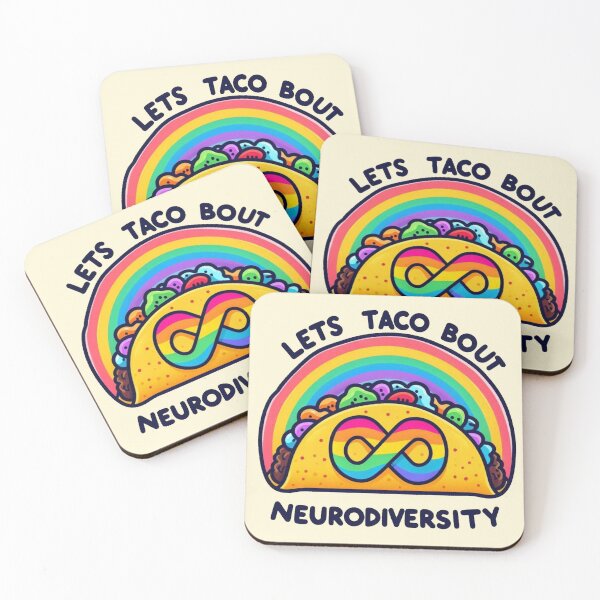 Item preview, Lets taco bout Neurodiversity designed and sold by Vkinsify.