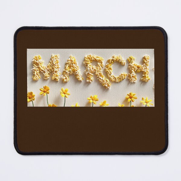 Item preview, Daisy Dreams: March Handwritten with Florals designed and sold by Ace Apparel  Attire.