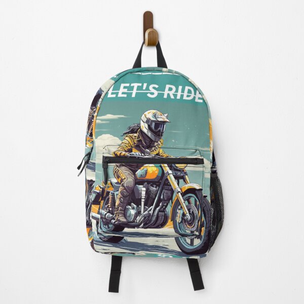 Item preview, HORSE AND MOTORCYCLE designed and sold by AmazingBackDrop.