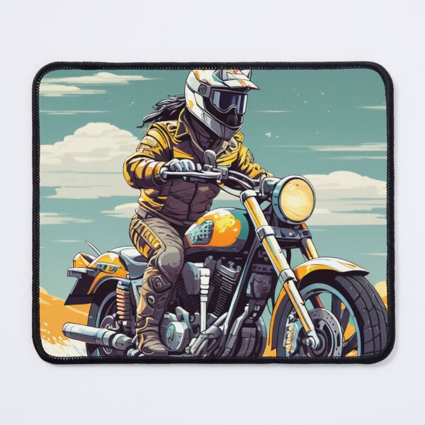 Item preview, HORSE AND MOTORCYCLE designed and sold by AmazingBackDrop.