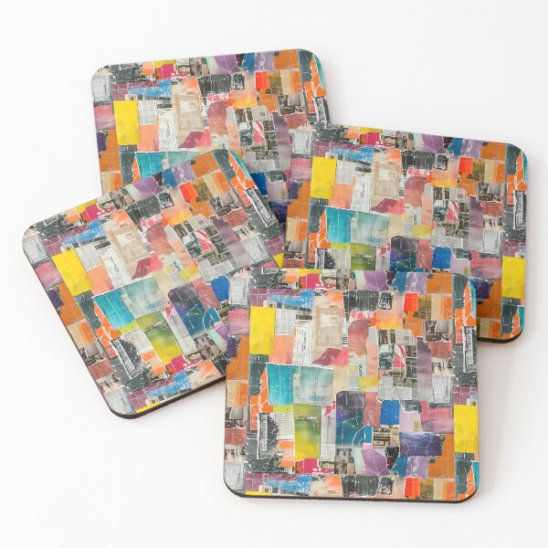 Item preview, Urban Tapestry - A Collage of Modern Life designed and sold by MidArtFusion.