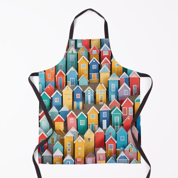 Item preview, Origami Art - Seaside Spectrum: Vibrant Townhouses by the Shore designed and sold by ArtfulFolds.