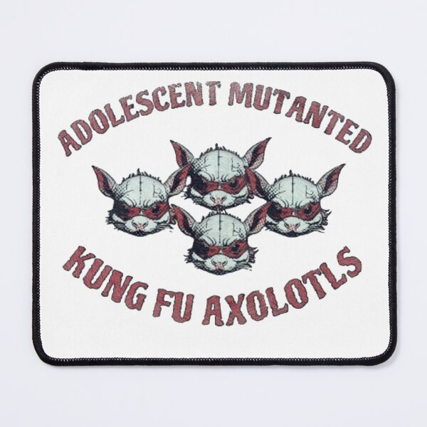 Item preview, Adolescent Mutanted Kung Fu Axolotls designed and sold by unclestich.