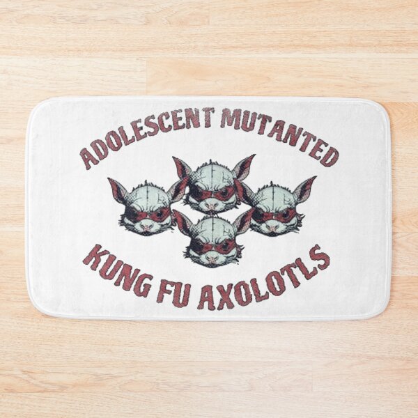 Item preview, Adolescent Mutanted Kung Fu Axolotls designed and sold by unclestich.