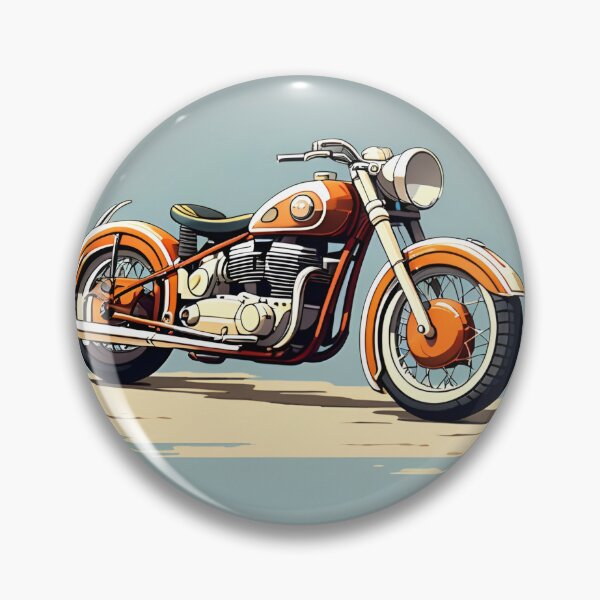 Item preview, ORANGE MOTORCYCLE 2 designed and sold by AmazingBackDrop.