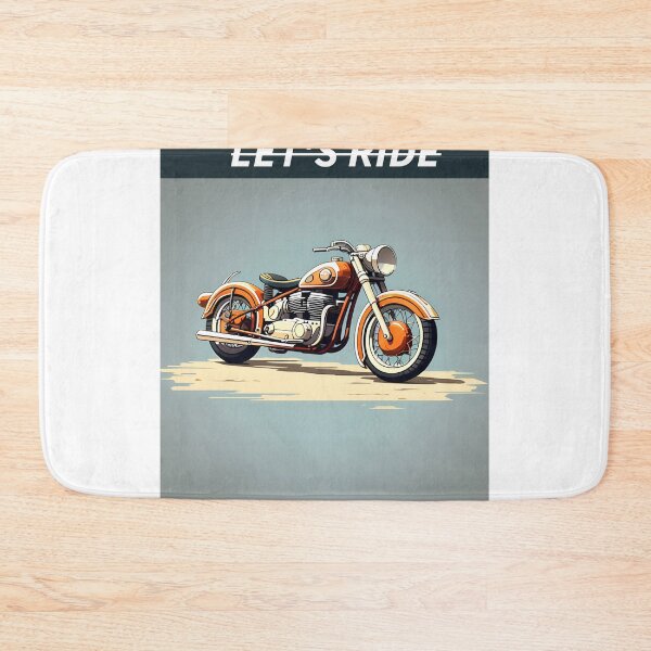 Item preview, ORANGE MOTORCYCLE 2 designed and sold by AmazingBackDrop.