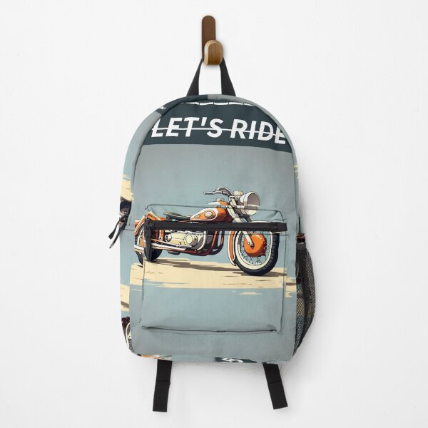 Item preview, ORANGE MOTORCYCLE 2 designed and sold by AmazingBackDrop.