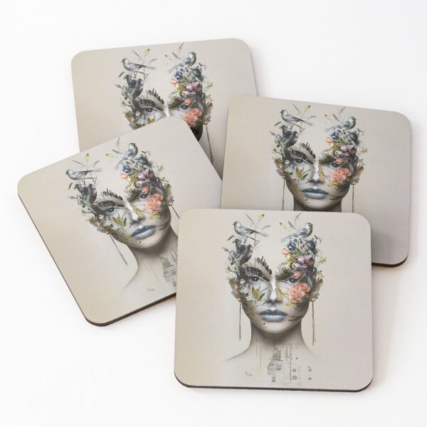 Item preview, Botanical Portrait: A Captivating Fusion of Art and Fashion designed and sold by MarinaFila.