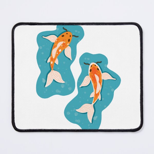 Item preview, Two koi fish swimming  designed and sold by MaanArtCorner.