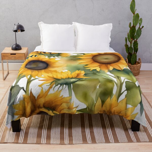 Item preview, Sunflowers Watercolour Effect designed and sold by Lynn Bolt.