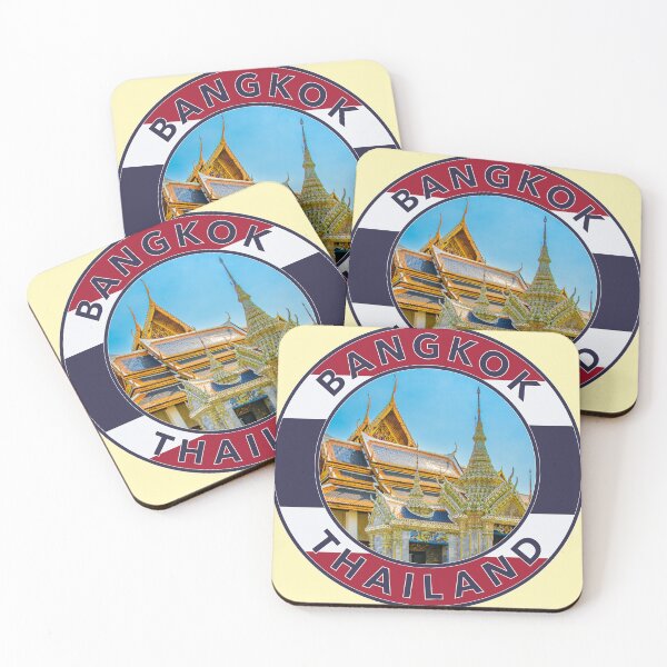 Item preview, Bangkok, Thailand Round Emblem designed and sold by travelwitheric.