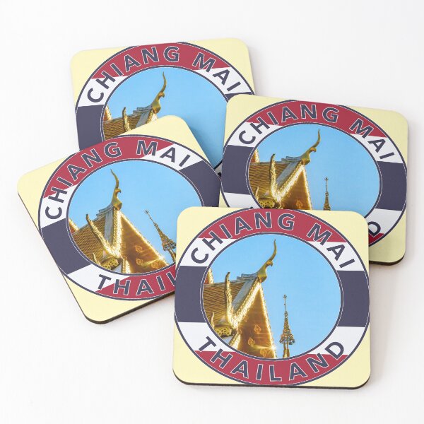 Item preview, Chiang Mai, Thailand Round Emblem designed and sold by travelwitheric.