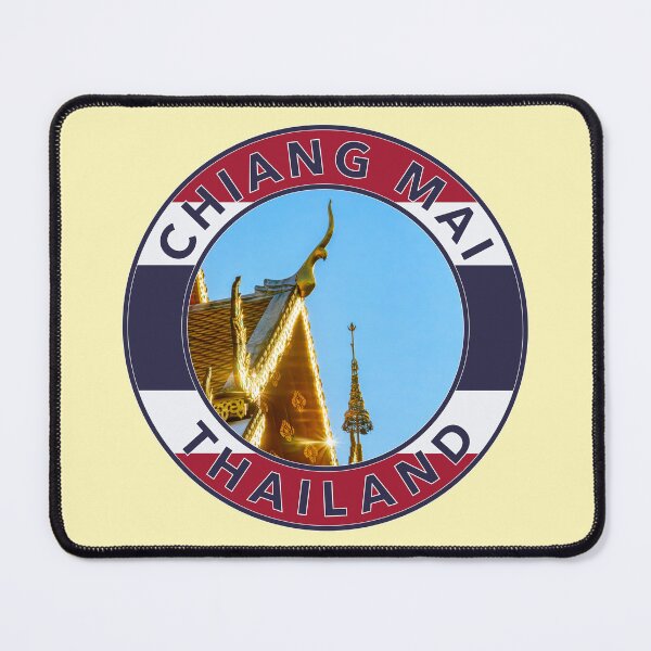 Item preview, Chiang Mai, Thailand Round Emblem designed and sold by travelwitheric.