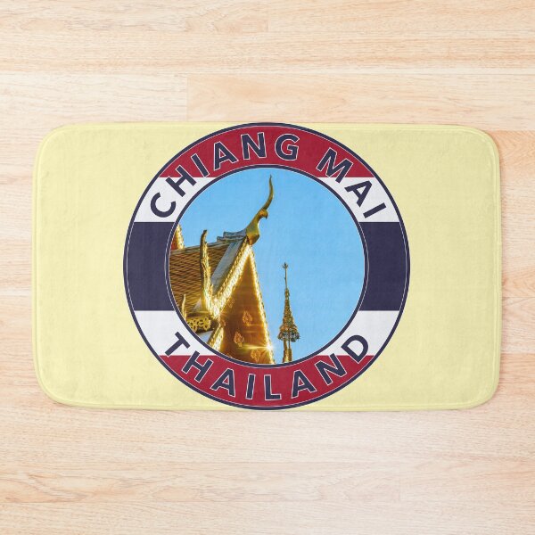 Item preview, Chiang Mai, Thailand Round Emblem designed and sold by travelwitheric.