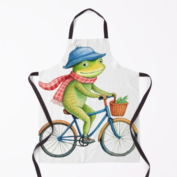 Item preview, Frog riding a bike designed and sold by catcraftss.