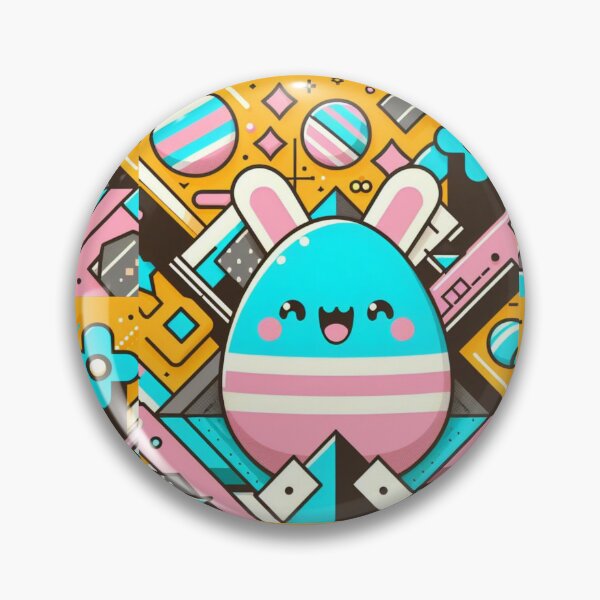 Item preview, Kawaii Easter Bunny designed and sold by Tw1nsAIArt.