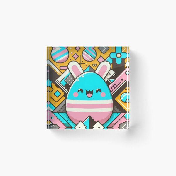 Item preview, Kawaii Easter Bunny designed and sold by Tw1nsAIArt.