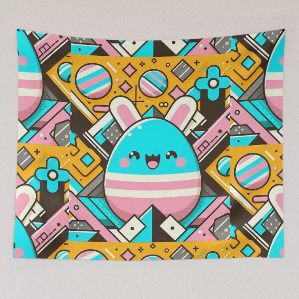 Item preview, Kawaii Easter Bunny designed and sold by Tw1nsAIArt.