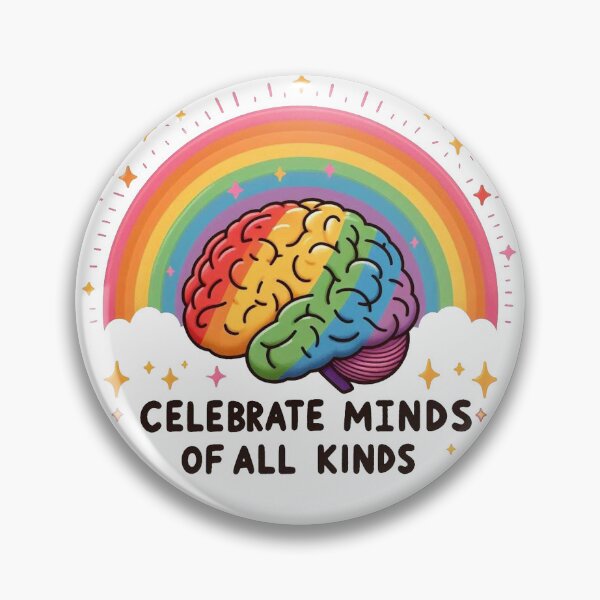 Item preview, Celebrate minds of all kinds designed and sold by Vkinsify.