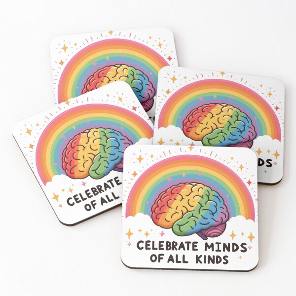 Item preview, Celebrate minds of all kinds designed and sold by Vkinsify.