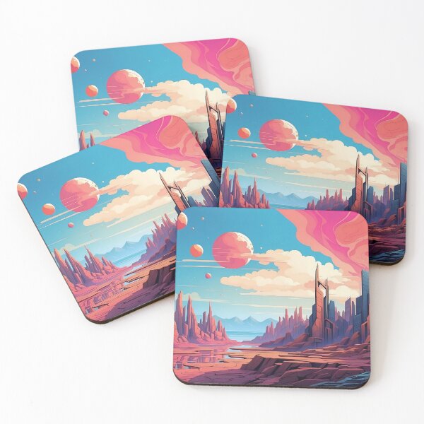 Item preview, Crimson Canyons and Sapphire Skies designed and sold by ArtComixHaven.