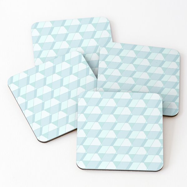 Item preview, Blue Tiles Hex Grid designed and sold by lbosticdesigns.