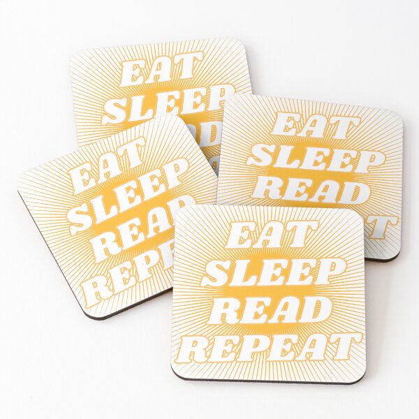 Item preview, Eat Sleep Read Repeat Sunny Graphic designed and sold by KWZCreates.