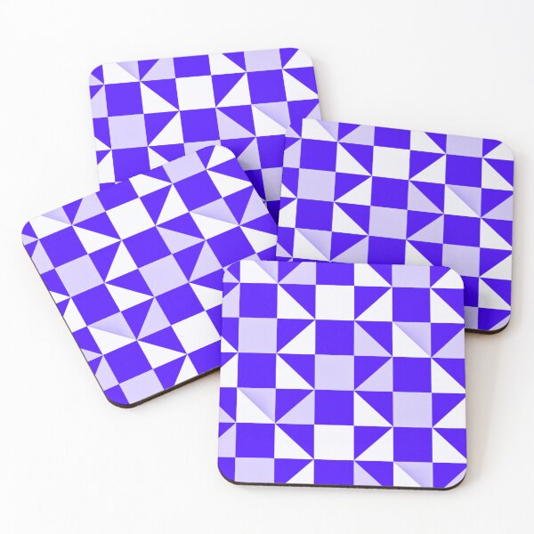 Item preview, Cutest Tiles Pattern(Blue/Purple) designed and sold by Pattern Hub.