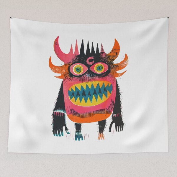 Item preview, Hairy Horror's Whimsical Wink designed and sold by Retro Type.