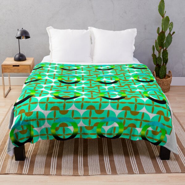 Item preview, Stunning Pattern (Green & Golden) Saturated designed and sold by Pattern Hub.