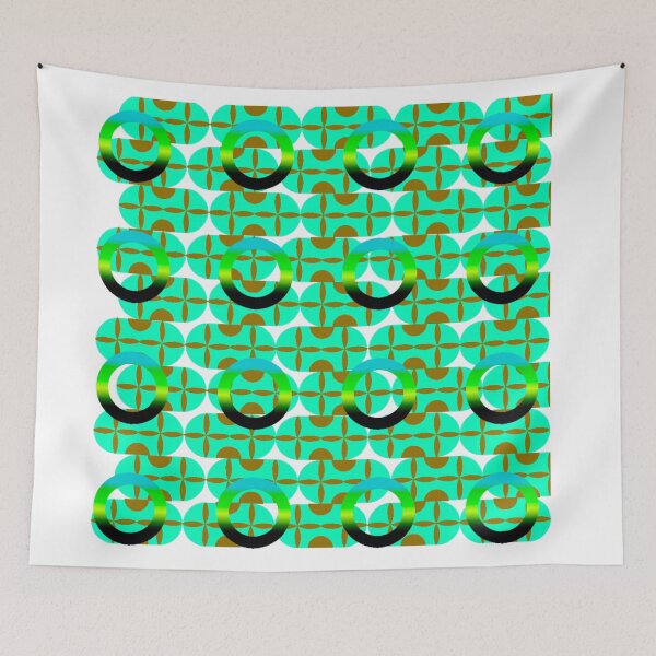 Item preview, Stunning Pattern (Green & Golden) Saturated  designed and sold by Pattern Hub.