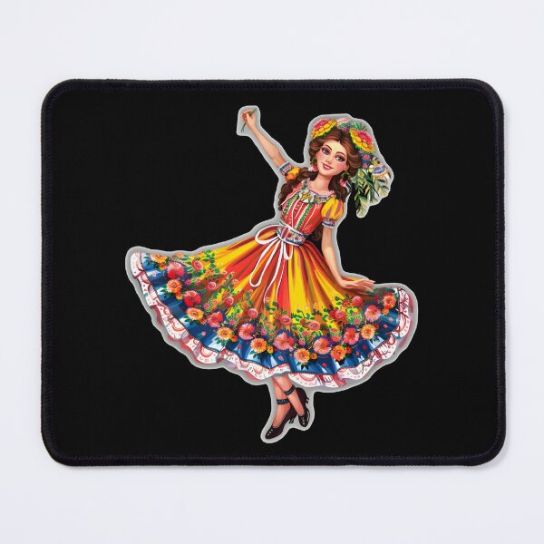 Item preview, Ukrainian Dance Beautiful Woman Dancing designed and sold by Leonardo Palumbo.