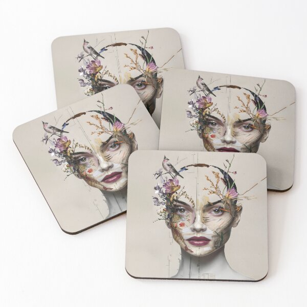 Item preview, Botanical Portrait: A Captivating Fusion of Art and Fashion designed and sold by MarinaFila.