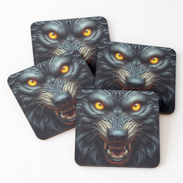 Item preview, Wild Fury: The Unyielding Gaze of the Wolf designed and sold by TDKCustoms.