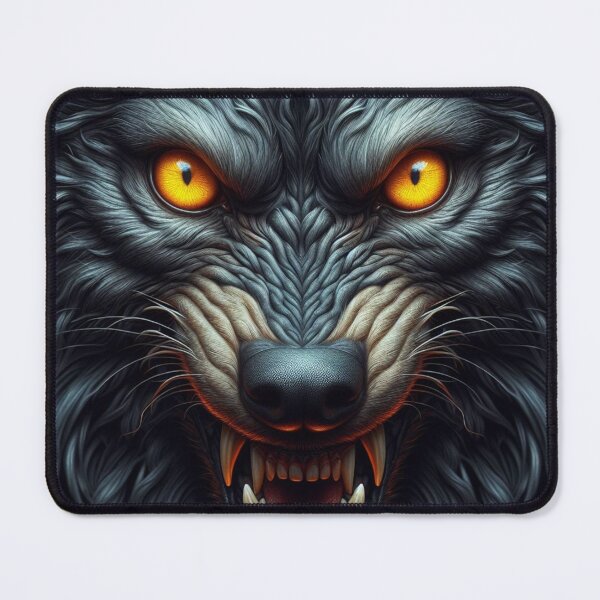 Item preview, Wild Fury: The Unyielding Gaze of the Wolf designed and sold by TDKCustoms.